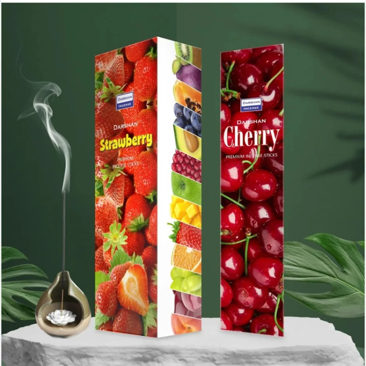 عود خوشبوکننده رایحه گیلاس(Cherry) برند دارشان( Darshan)