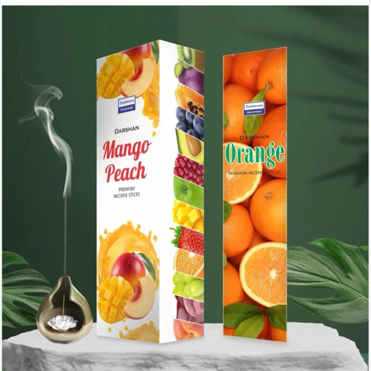 عود خوشبوکننده رایحه پرتقال(Orange) برند دارشان( Darshan)
