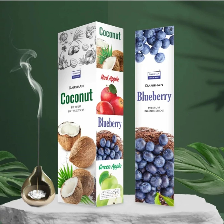 عود خوشبوکننده رایحه بلوبری(Blueberry) برند دارشان( Darshan)