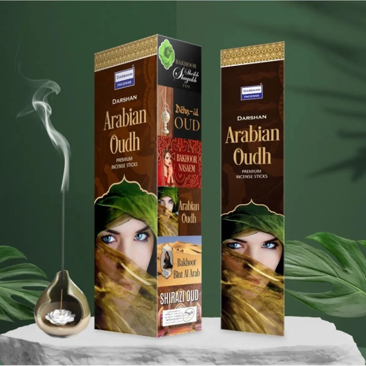 عود خوشبوکننده رایحه عربین عود(Arabian Oudh ) برند دارشان( Darshan)