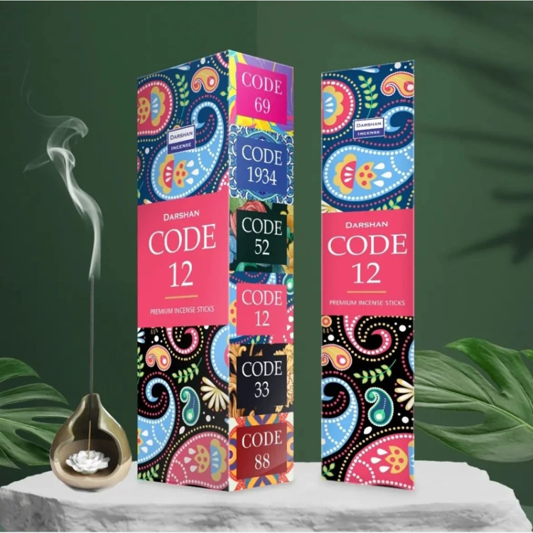 عود خوشبوکننده رایحه کد 12( Code 12) برند دارشان( Darshan)