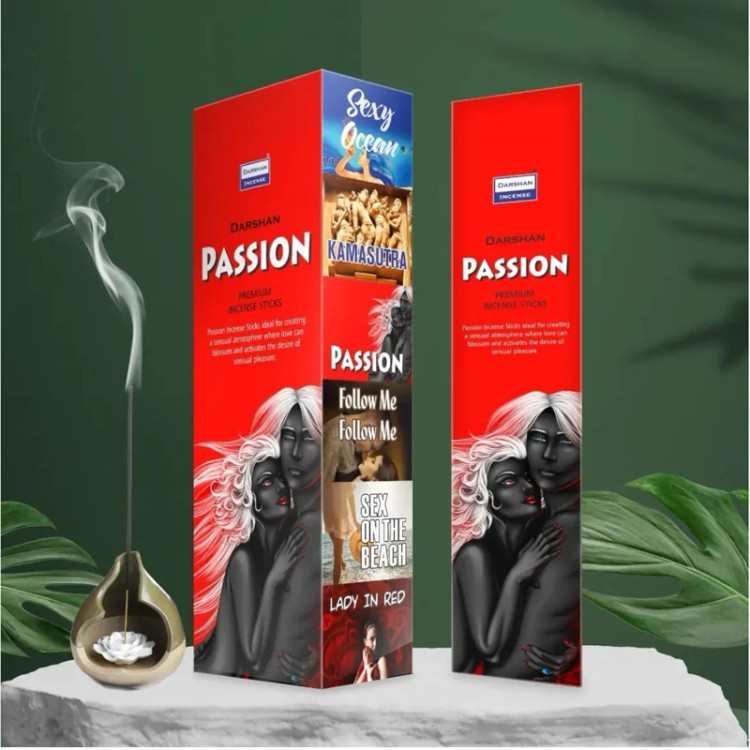 عود خوشبوکننده رایحه ای شور عشق(Passion) برند دارشان( Darshan)