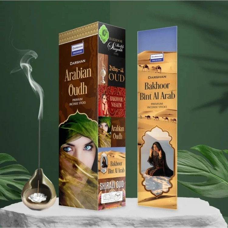 عود خوشبوکننده رایحه بخور بنت العرب(Bint Al Arab Bakhoor) برند دارشان( Darshan)