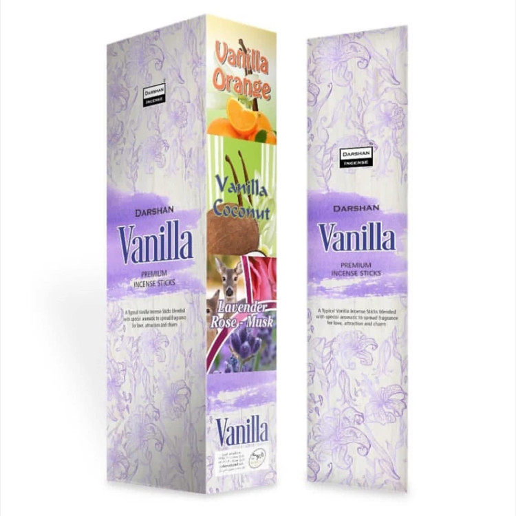 عود خوشبوکننده رایحه ای وانیل(Vanilla) برند دارشان( Darshan)