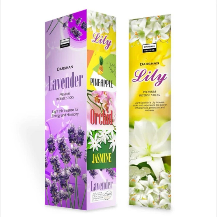 عود خوشبوکننده رایحه گل لیلیوم(Lily) برند دارشان( Darshan)