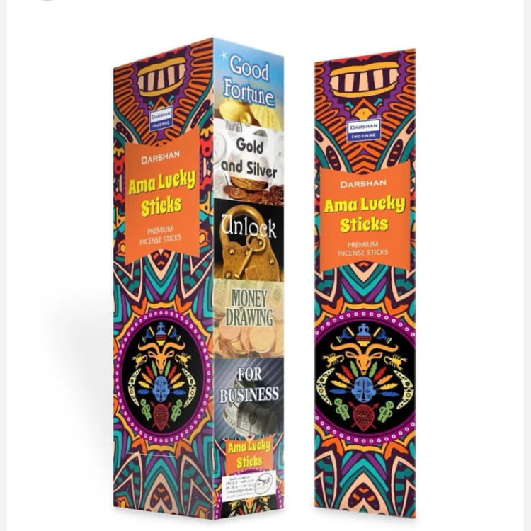 عود خوشبوکننده رایحه شانس و اقبال (Ama Lucky Sticks) برند دارشان( Darshan)