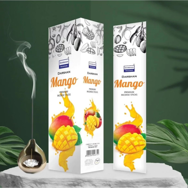 عود خوشبوکننده رایحه انبه(Mango) برند دارشان( Darshan)