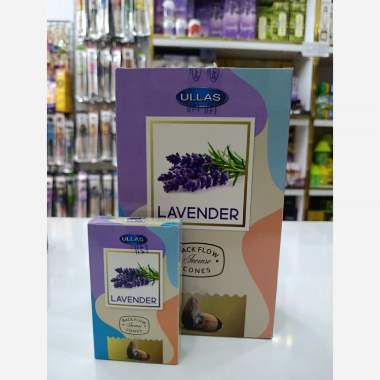 عود آبشاری رایحه لوندر(Lavender ) برند Ullas باکس 12 عددی