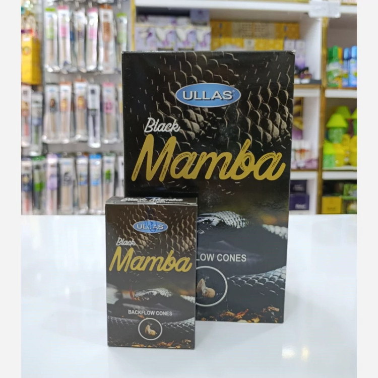 عود آبشاری رایحه بلک مامبا(Black Mamba ) برند Ullas باکس 12 عددی