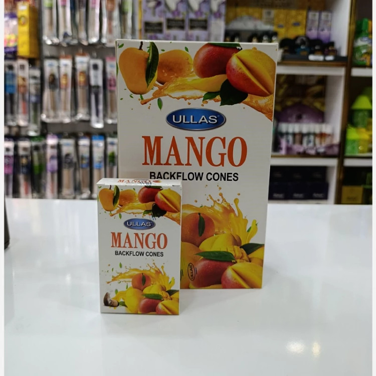 عود آبشاری رایحه انبه (Mango ) برند Ullas باکس 12 عددی