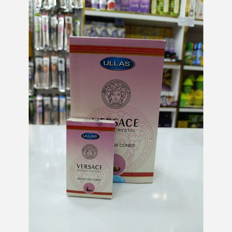 عود آبشاری رایحه ورساچه برایت کریستال(Versace Bright Crystal) برند Ullas باکس 12 عددی