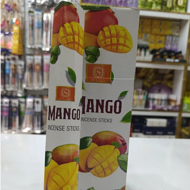 عود خوشبوکننده رایحه انبه(Mango ) باکس 6 بسته ای