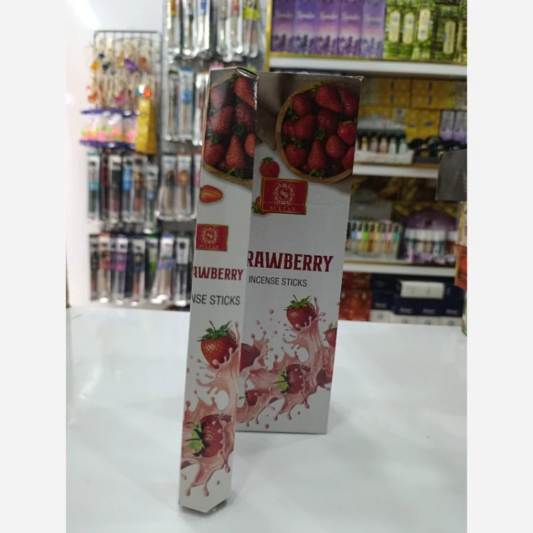 عود خوشبوکننده رایحه توت فرنگی(Strawberry ) باکس 6 بسته ای