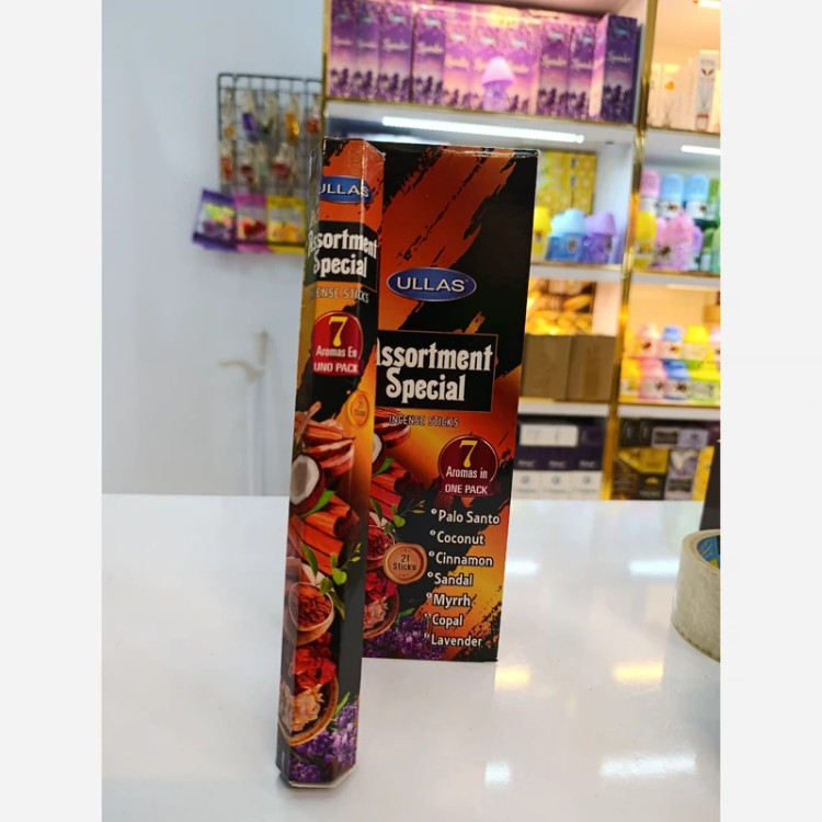 عود خوشبوکننده رایحه هفت رایحه ویژه(Assortment of Special) باکس 6 بسته ای