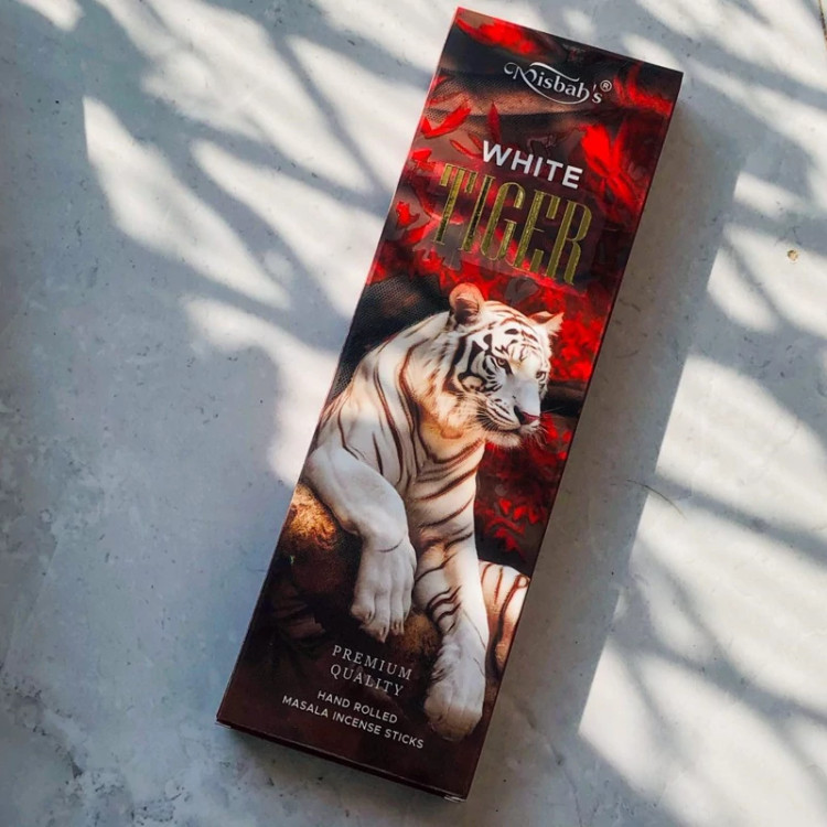 عود دستساز ببر سفید( White Tiger) برند مصباح(Misbah)
