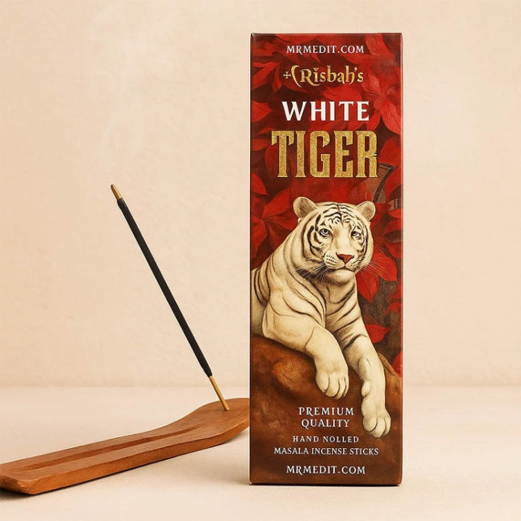 عود دستساز ببر سفید( White Tiger) برند مصباح(Misbah)