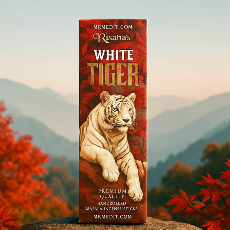 عود دستساز ببر سفید( White Tiger) برند مصباح(Misbah)