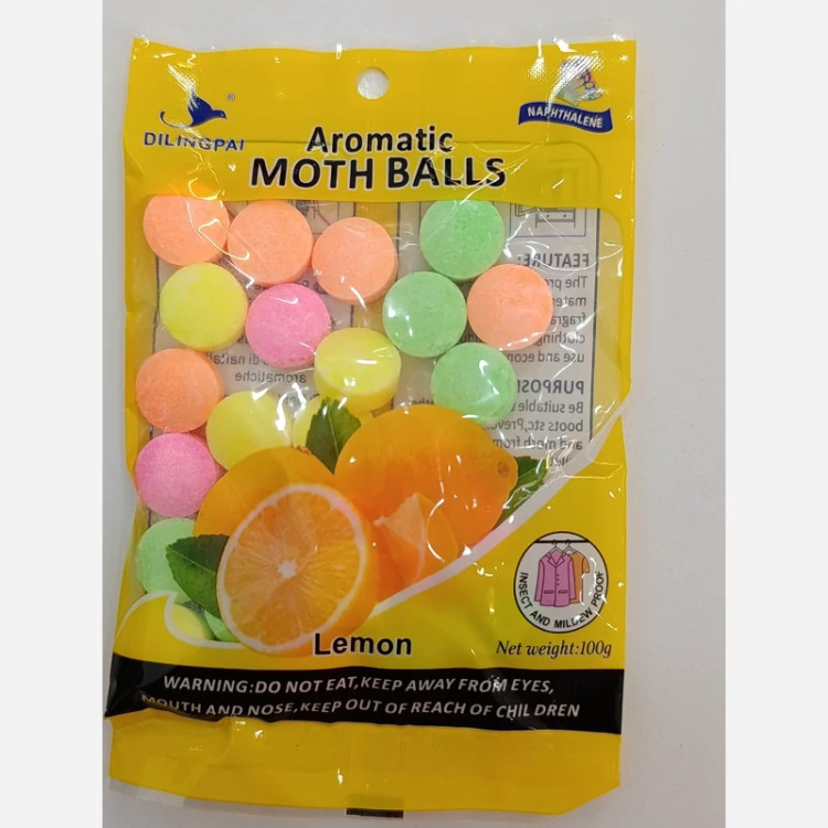 نفتالین قرصی معطر 100 گرمی با رایحه لیمو(lemon)