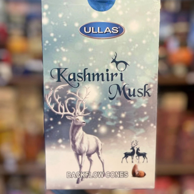 عود آبشاری برند الاس(Ullas) رایحه مشک کشمیری(Kashmiri Musk)