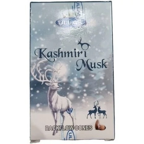 عود آبشاری برند الاس(Ullas) رایحه مشک کشمیری(Kashmiri Musk)