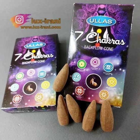 عود آبشاری برند الاس(Ullas) مناسب مدیتیشن و یوگا(7Chakras)