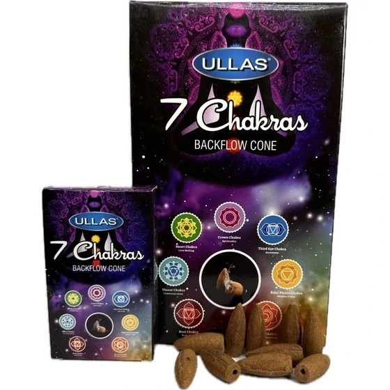 عود آبشاری برند الاس(Ullas) مناسب مدیتیشن و یوگا(7Chakras)