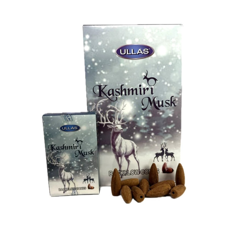 عود آبشاری برند الاس(Ullas) رایحه مشک کشمیری(Kashmiri Musk)