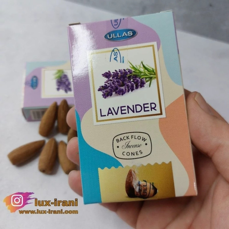 عود آبشاری برند الاس(Ullas) رایحه لاوندر(Lavender)
