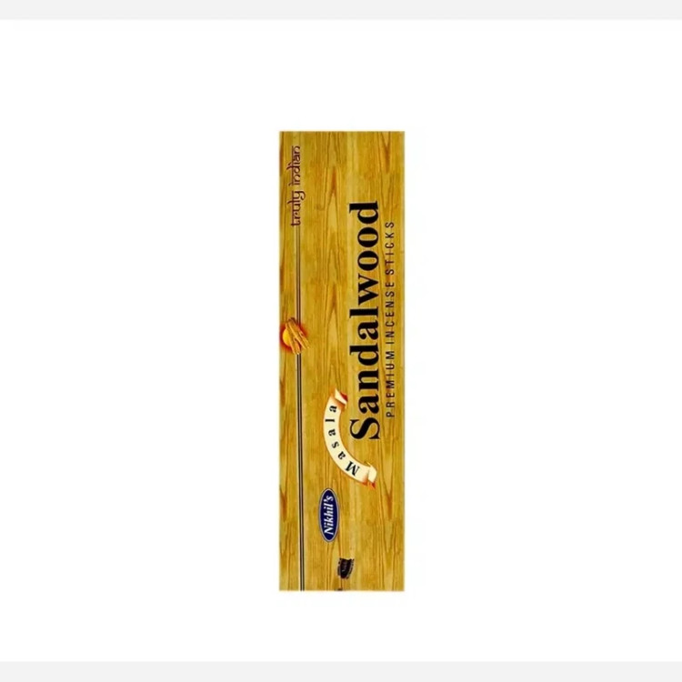 عود دستساز چوب صندل(Sandalwood) برند Nakhil