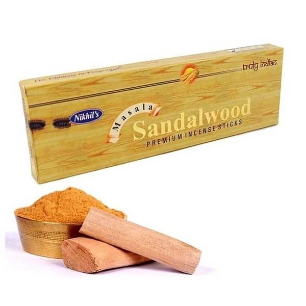عود دستساز چوب صندل(Sandalwood) برند Nakhil