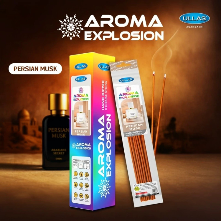 عود آروما اکسپلوژن(Aroma Explosion ) برند Ullas رایحه پرشین مشک(Persian Musk)