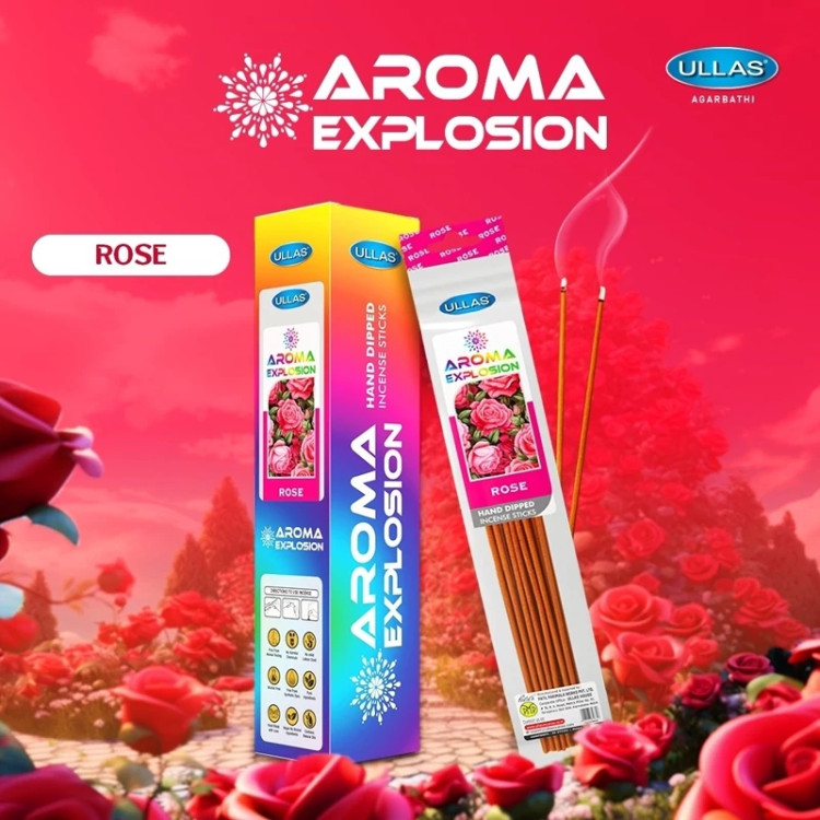 عود آروما اکسپلوژن(Aroma Explosion ) برند Ullas رایحه گل رز(Rose)