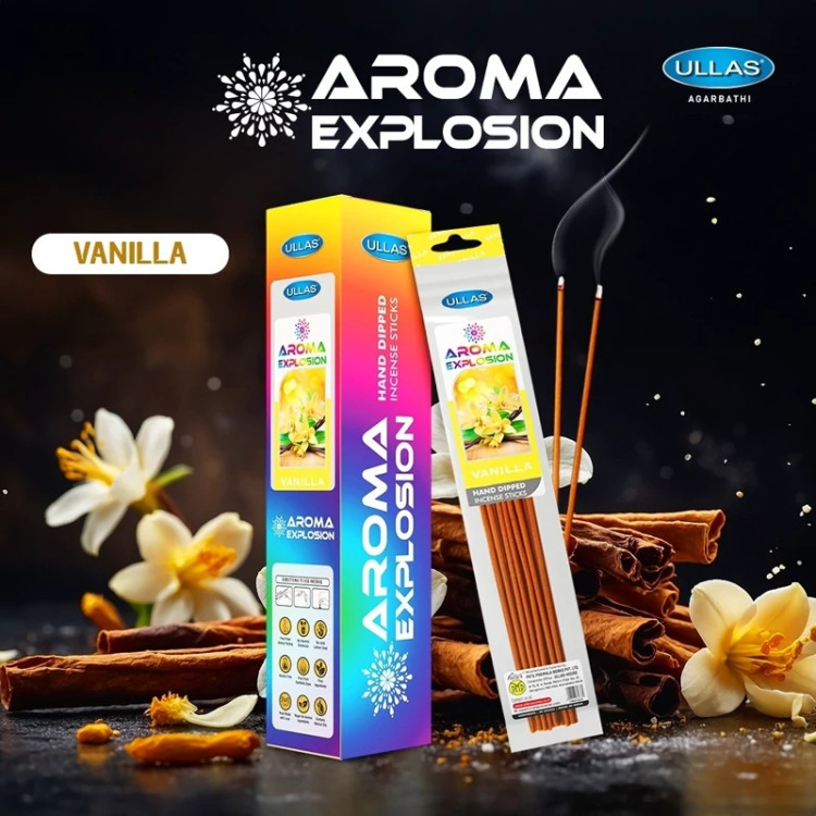 عود آروما اکسپلوژن(Aroma Explosion ) برند Ullas رایحه وانیل( Vanilla)