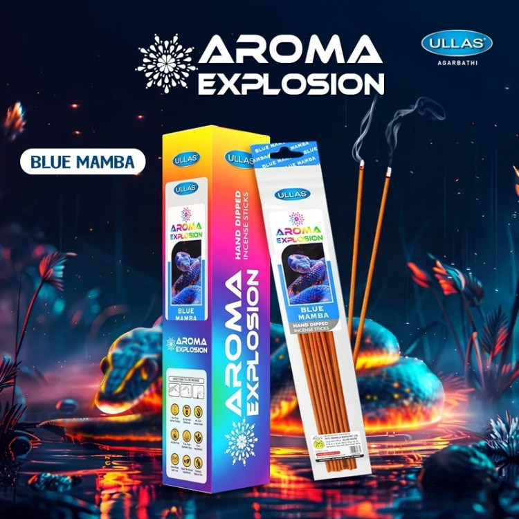 عود آروما اکسپلوژن(Aroma Explosion ) برند Ullas رایحه بلو مامبا(Blue Mamba)