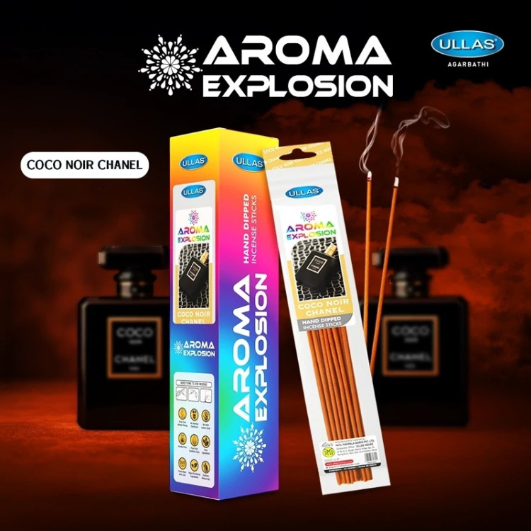 عود آروما اکسپلوژن(Aroma Explosion ) برند Ullas رایحه کوکو نویر شنل(Coco Noir Chanel)