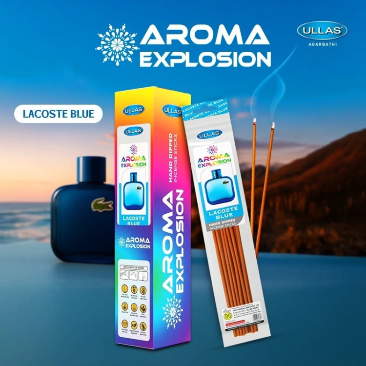عود آروما اکسپلوژن(Aroma Explosion ) برند Ullas رایحه لاکوست آبی(Lacoste Blue)