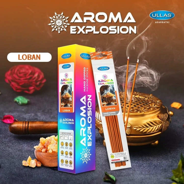 عود آروما اکسپلوژن(Aroma Explosion ) برند Ullas رایحه لوبان(Loban)