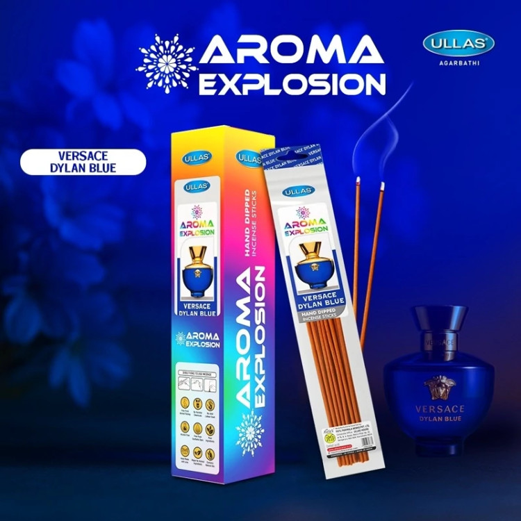 عود آروما اکسپلوژن(Aroma Explosion ) برند Ullas رایحه عطر Versace Dylan Blue