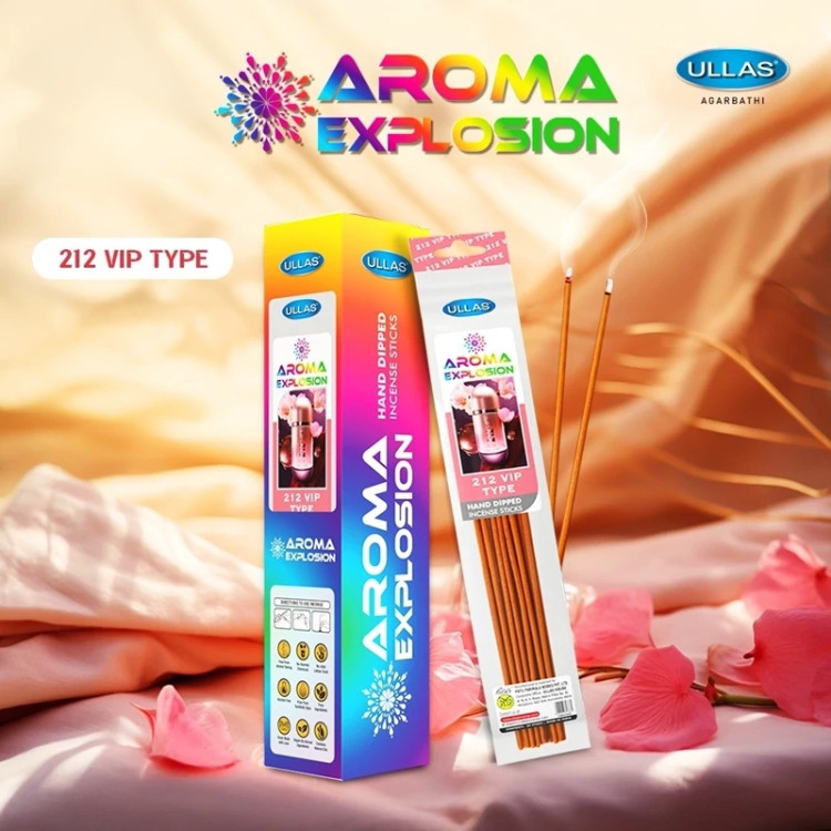عود آروما اکسپلوژن(Aroma Explosion ) برند Ullas رایحه عطر 212 VIP
