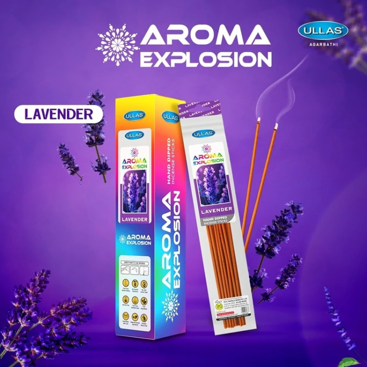 عود آروما اکسپلوژن(Aroma Explosion ) برند Ullas رایحه اسطوخودوس(لوندر)