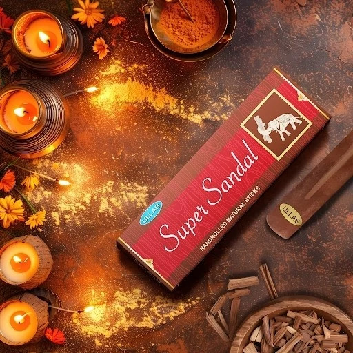 عود دستساز صندل(Super Sandal) برند الاس