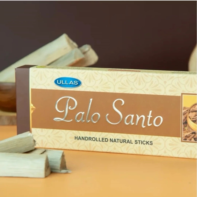 عود دستساز پالوسانتو(Palo Santo) برند الاس(Ullas)- فروش عمده- ۱۲ بسته