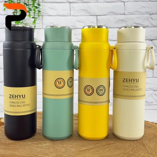 فلاسک قلمی 1 لیتری دسته دار zehyu