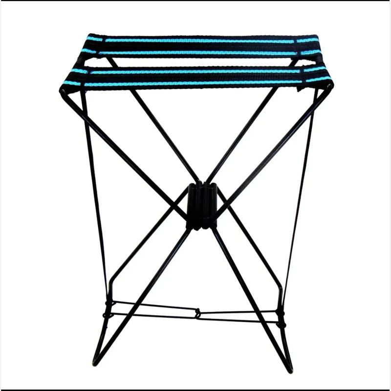 صندلی مسافرتی(کوهستانی) تاشو ساده حمل، رنگ آبی