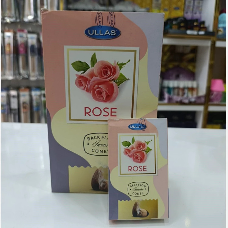 عود آبشاری رایحه گل رز(Rose ) برند الاس(Ullas)