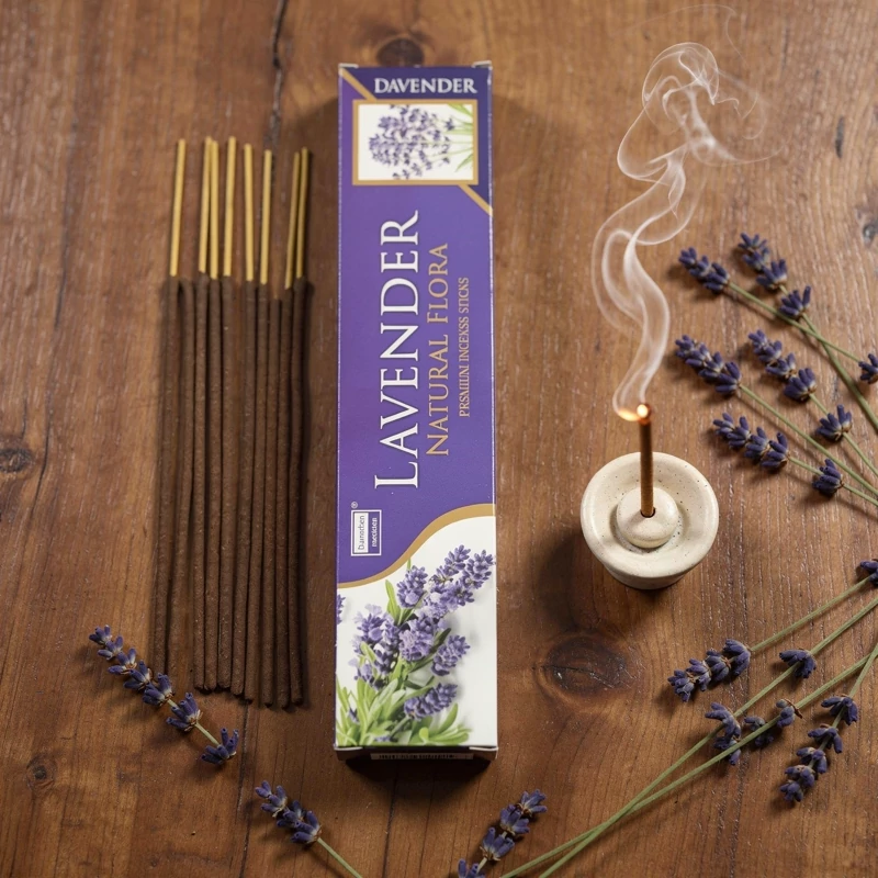 عود دستساز 25 گرمی لوندر(Lavender) برند دارشان(Darshan)، عمده پک 20 بسته ای