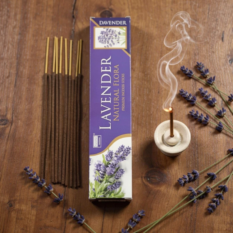 عود دستساز 25 گرمی لوندر(Lavender) برند دارشان(Darshan)، عمده پک 20 بسته ای