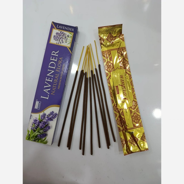 عود دستساز 25 گرمی لوندر(Lavender) برند دارشان(Darshan)، عمده پک 20 بسته ای