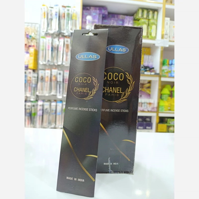 عود پاکتی رایحه کوکو نویر شنل(Coco Noir Chanel ) برند Ullas
