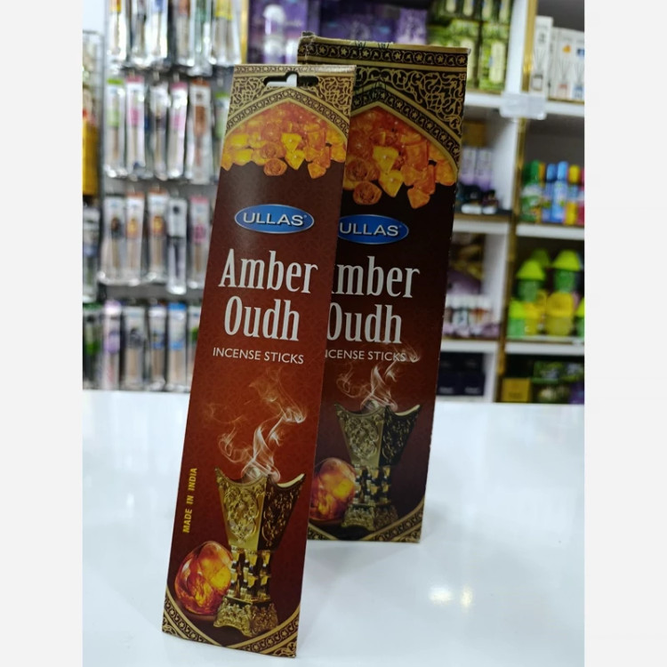 عود پاکتی رایحه امبر عود(Amber Oudh ) برند Ullas